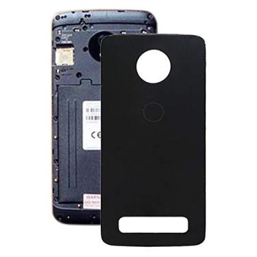 Imagem de Peças de reparo de substituição da capa traseira da bateria para Motorola Moto Z3 Play (Preto) Peças (Cor: Preta)