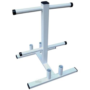 Imagem de Laizen Suporte Para Anilhas + Barras(04) Metal Moderno 200 Kg Profissional