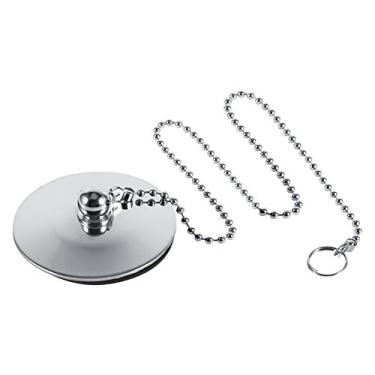 Imagem de tampa de tampa para pia de cozinha banheira de banheiro,Rolha de dreno pia do banheiro acessórios para banheira prendedor de cabelo filtro de armadilha, tampa de metal sólido plugue de resíduos com c