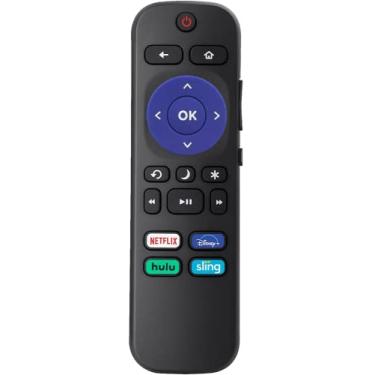 Imagem de Xtrasaver Controle remoto de substituição para controle remoto Westinghouse Roku Smart 4K TV 101018E0072 Disney Plus Sling Netflix Hulu botão compatível com WR32HX2019 WR40FX4019 WR43FX4019 WR50UX4019 WR58UX4019 WR58UX4019