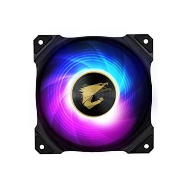 Imagem de Gigabyte AORUS Ventilador de capa de computador ARGB com rolamento de manga de 120 mm, preto