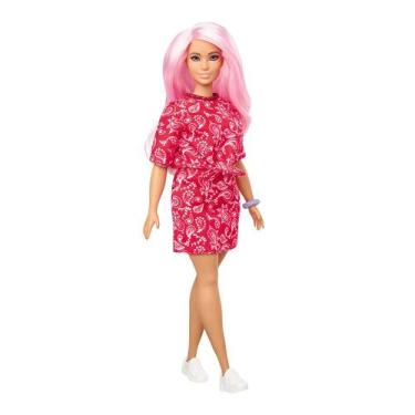 Imagem de Boneca Barbie Fashionistas - Cabelo Rosa - 151 - Mattel