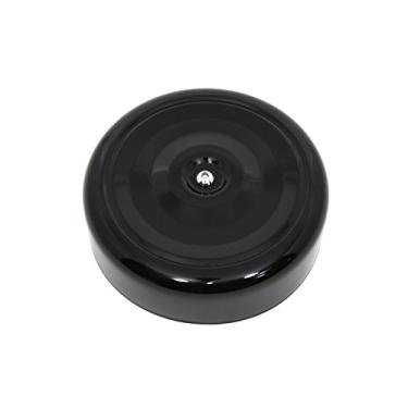 Imagem de V-Twin 34-1380 - Capa de limpeza de ar em estilo bobbed redondo preto 17,78 cm