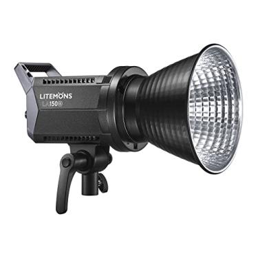 Imagem de Qudai Litemons LA150Bi Studio LED Video Light 190W Lâmpada de Fotografia 2800K-6500K Temperatura Bicolor 11 Efeitos de Iluminação FX CRI96+ TLCI97+ Bowens Mount APP Controle Remoto para Home Studi BD