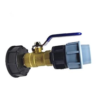 Imagem de IBC Adaptador de conector de tanque de água S60X6 tomadas de torneira rosca grossa mangueira de jardim válvula de encaixe suprimentos de jardim tipo reto 3/4 polegada
