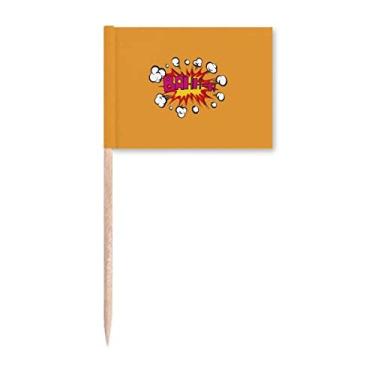 Imagem de Decoração de festa Boom Fire Clouds Art Deco Presente Fashion Palito de Dente