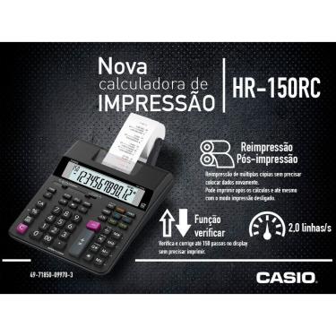 Imagem de Calculadora Mesa C/impress. Hr-150rc Casio