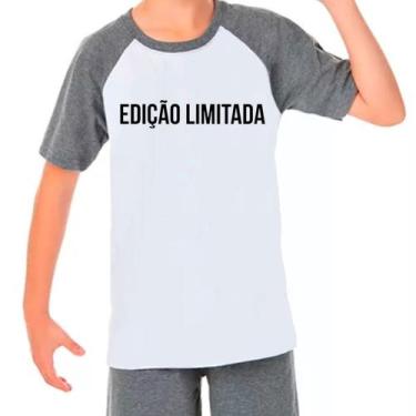 Imagem de Camiseta Raglan Frases E Humor Engraçacas Cinza Branco02 - Design Cami