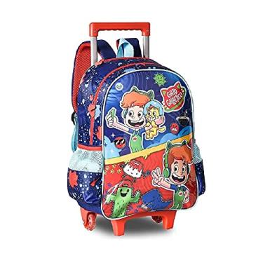 Imagem de Mochila Com Carrinho Escolar Gato Galáctico 16" - Clio Style