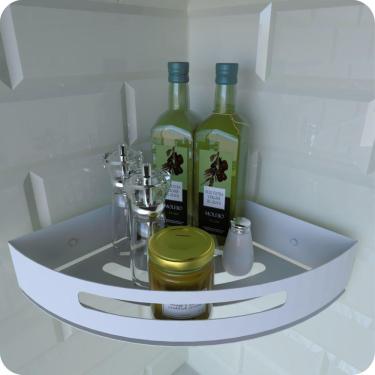 Imagem de Porta Temperos e Condimentos de Parede Branco Multiuso