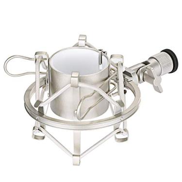 Imagem de Aranha de Metal Shock Mount Para Microfones Condensadores BM800, etc (Cromada)