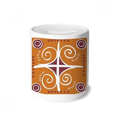 Imagem de DIYthinker Totems marrom do México Civilização Caixa de Dinheiro Caixa de Cerâmica Porta-Moedas Presente