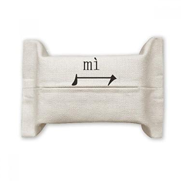 Imagem de Componente de personagem chinês mi suporte de capa de papel para lenços faciais saco de linho de algodão