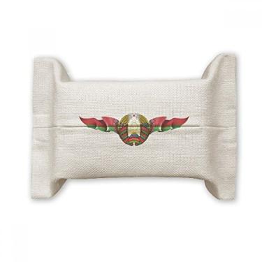 Imagem de Bolsa de linho de algodão com emblema nacional da bandeira da Bielorrússia
