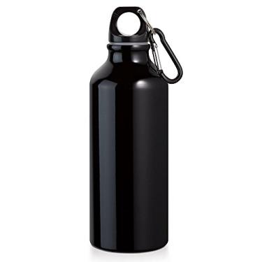 Imagem de Garrafa Squeeze Sport 500 ml com Mosquetão TopGet (Preto)