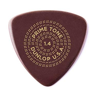Imagem de Dunlop Primetone Triângulo 1,4 mm Plectra esculpida (suave), pacote com 3