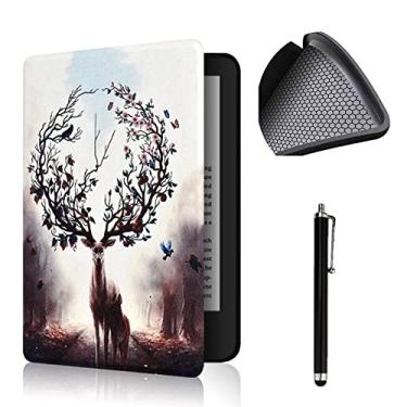 Imagem de enoxboo Capa apenas para Kindle de 11ª geração de 6 polegadas versão 2022 (modelo nº: C2V2L3), capa não adequada para Kindle Paperwhite 11, inclui uma caneta de tela sensível ao toque