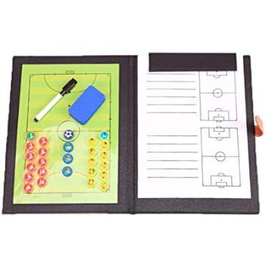 Imagem de Quadro Tático Para Treinadores De Futebol De 5, Prancheta De Estratégia Tática, Quadro De Estratégia De Treinamento, Quadro Magnético Para Treinamento De Futebol/pasta Tática, Conjunto De Quadro E