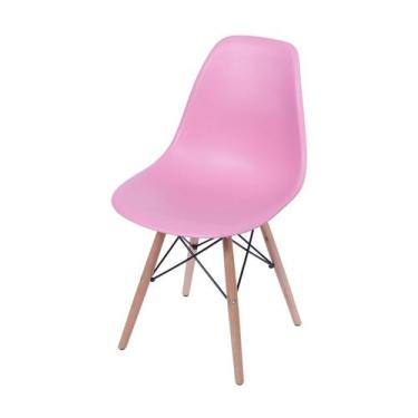 Imagem de Cadeira Eames Dkr Sala De Jantar 46X80,5X42cm Rosa - Or Design