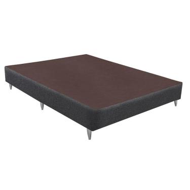 Imagem de Base Sommier Linho Casal 138x188x30cm Ortobom Cinza