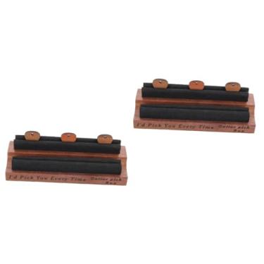 Imagem de SUPVOX 2 Conjuntos Saco De Palheta De Guitarra Estojo De Palheta De Guitarra Palheta De Guitarra Personalizada Presentes Para Amantes Da Música Para Homens Madeira Dobrar Caixa