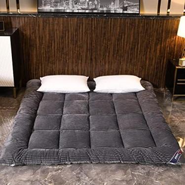 Imagem de Colchão Futon Macio Respirável Dobrável Almofada De Dormir Antiderrapante Piso Japonês Futon Colchão Tatami Tapete De Acampamento Portátil,003,150 * 200cm,Sensational421