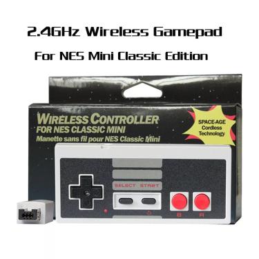 Imagem de Controlador sem fio Gamepad para Nintendo NES  Jogo Joypad  Joystick  Mini  Edição Clássica