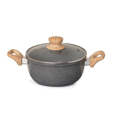 Imagem de Caçarola Cerâmica Marble Edition Dark Grey Oster 4,5L