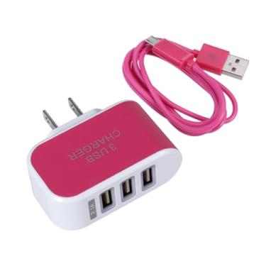 Imagem de Artibetter 3 Carregador USB de parede Plugue de carregador universal doce plugue USB carregador de viagem adaptador