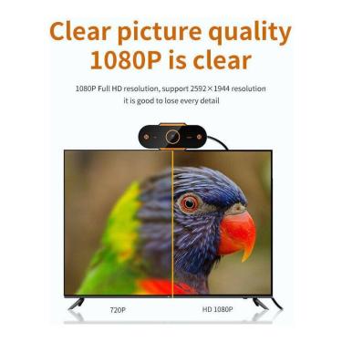 Imagem de Auto Focus 1080p HD Webcam 1080P Web Camera com microfone