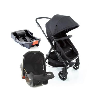Imagem de Cosco Kids, Travel System Poppy Trio, Preto Mescla