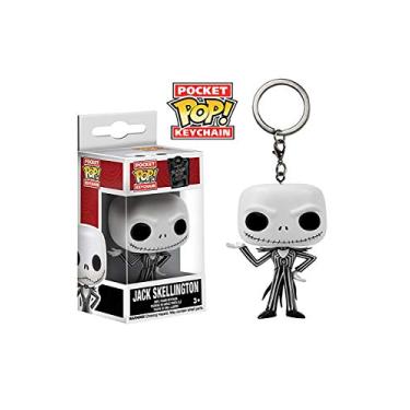 Imagem de O Estranho Mundo de Jack Chaveiro Boneco Pop Funko Jack Skellington