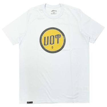 Imagem de Camiseta Uot Branca/Mostarda Original Umcm-0257 Cor-01 - Union Ocean T