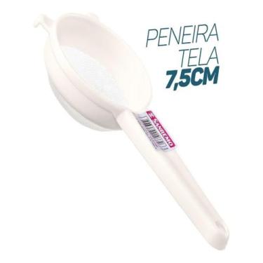 Imagem de Coador Peneira Tela Nylon Plástico Sanremo 7,5cm Durável