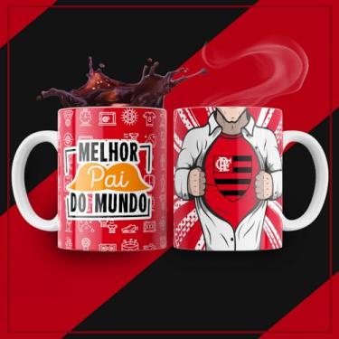 Imagem de Caneca Personalizada Dia dos Pais - Torcedor do Flamengo
