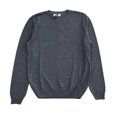 Imagem de Blusa Suéter Tricot Masculino Básico P Ao GG Malharia Star