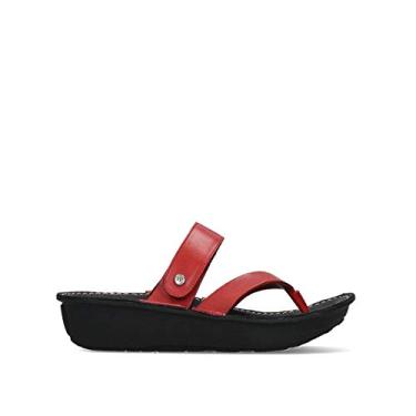 Imagem de Sandália feminina confortável Wolky Tahiti, Vermelho, 9.5-10