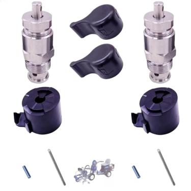 Imagem de 2 conjuntos de válvula de pulverização QMTCYXGS 257352 Prime Válvula de descarga de drenagem de reposição compatível com pulverizador de tinta Airless Graco 695 795 3900 1095 1595 5900 7900