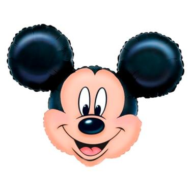 Imagem de Regina 102438.8, Balão Metalizado Super Shape Mickey Cabeça, Multicor