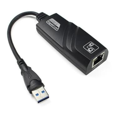 Imagem de Cabo Adaptador USB 3.0 para Gigabit Ethernet RJ45 (10/100/1000) Mbps -