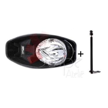 Imagem de Forração Honda Pcx 150 16 18 Forro Baú Preto + 1 Antena - Jaspe Ateliê