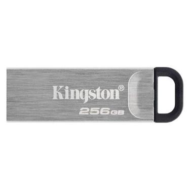 Imagem de Pendrive Kingston 256GB USB 3.2 Data Traveler Kyson - Silver (DTKN/256