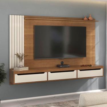 Imagem de Painel Presence Artely com 1 prateleira para TVs de até 75 polegadas