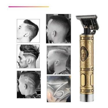 Imagem de Maquina Acabamento Cabelo Barbeiro Profissional Vintage Top - oem, Com