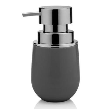 Imagem de Dispenser Porta Sabonete Líquido 400ml Plástico de Pia Banheiro Cromad