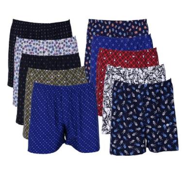Imagem de KIT 5 Pijama Masculino Samba  Canção De Liganete Cueca Short Malha Fri