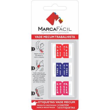 Imagem de Etiquetas Vade Mecum E Clt Marca Fácil - Matérias, Trabalhista
