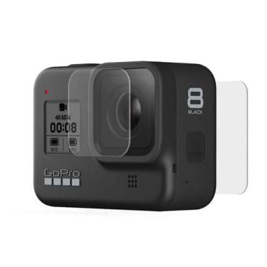 Imagem de Películas de Vidro para Lente e LCD Traseiro de GoPro 8 Black - Telesi