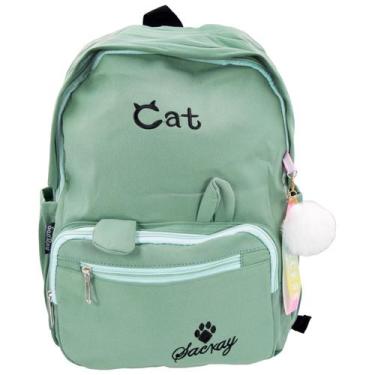 Imagem de Mochila Infantil Cat Escolar Passeio Casual Bolsa Notebook - House Org