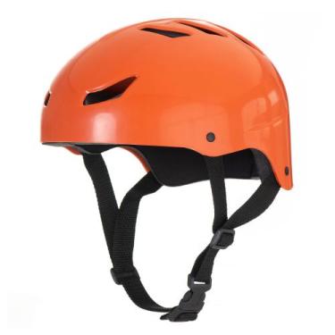 Imagem de Capacete Proteção Skate, Patins, Bike... Profissional - Strong, Laranj